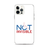 Not Invisible (White iPhone Case)