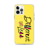 Different Does Not Equal Less (As Seen On Netflix’s Raising Dion) Yellow iPhone Case