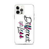 Different Does Not Equal Less (As Seen On Netflix’s Raising Dion) White iPhone Case