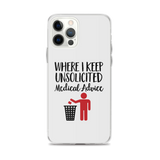 Unsolicited Medical Advice (iPhone Case) Standing Version