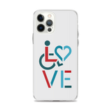 LOVE (for the Special Needs Community) iPhone Case Stacked Design 3 of 3