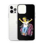 Esperanza From Raising Dion (Yellow Cartoon) Not All Actors Use Stairs Black iPhone Case