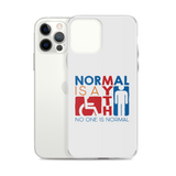 Normal is a Myth (Sign Icons) iPhone Case