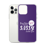 Big Fan of this Sassy Little Girl (Esperanza - Raising Dion) Purple iPhone Case