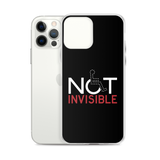Not Invisible (Black iPhone Case)