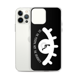 See the Person, Not the Disability (Eyelash Design) Black iPhone Case