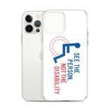 See the Person, Not the Disability (White iPhone Case)