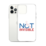 Not Invisible (White iPhone Case)