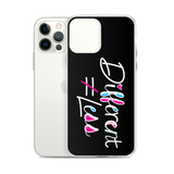 Different Does Not Equal Less (As Seen On Netflix’s Raising Dion) Black iPhone Case