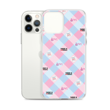 Disability Themed Small Patchwork  iPhone Case) Pastel Colors
