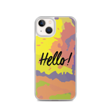 Hello! (Friendly) Colorful iPhone Case