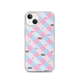 Disability Themed Small Patchwork  iPhone Case) Pastel Colors