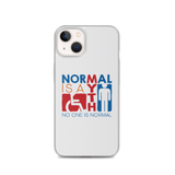 Normal is a Myth (Sign Icons) iPhone Case