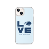Love Sees No Limits (Halftone Stacked Design, iPhone Case)