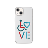 LOVE (for the Special Needs Community) iPhone Case Stacked Design 3 of 3