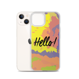 Hello! (Friendly) Colorful iPhone Case