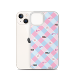 Disability Themed Small Patchwork  iPhone Case) Pastel Colors