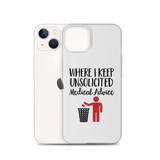 Unsolicited Medical Advice (iPhone Case) Standing Version