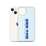 See Me Not My Disability (Halftone) Blue iPhone Case