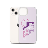 See the Person, Not the Disability (Girl's iPhone Case)