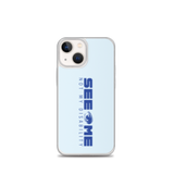 See Me Not My Disability (Halftone) Blue iPhone Case