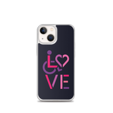 LOVE (for the Special Needs Community) iPhone Case Stacked Design 2 of 3