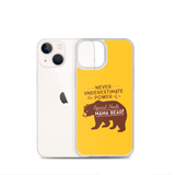 Never Underestimate the power of a Special Needs Mama Bear! iPhone Case