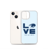 Love Sees No Limits (Halftone Stacked Design, iPhone Case)