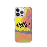Hello! (Friendly) Colorful iPhone Case