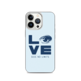 Love Sees No Limits (Halftone Stacked Design, iPhone Case)