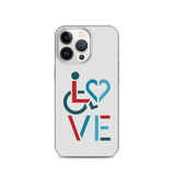 LOVE (for the Special Needs Community) iPhone Case Stacked Design 3 of 3