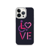 LOVE (for the Special Needs Community) iPhone Case Stacked Design 2 of 3
