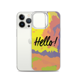 Hello! (Friendly) Colorful iPhone Case