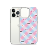 Disability Themed Small Patchwork  iPhone Case) Pastel Colors