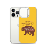 Never Underestimate the power of a Special Needs Mama Bear! iPhone Case