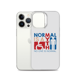 Normal is a Myth (Sign Icons) iPhone Case