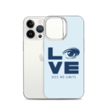 Love Sees No Limits (Halftone Stacked Design, iPhone Case)
