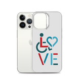 LOVE (for the Special Needs Community) iPhone Case Stacked Design 3 of 3