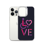 LOVE (for the Special Needs Community) iPhone Case Stacked Design 2 of 3