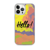 Hello! (Friendly) Colorful iPhone Case
