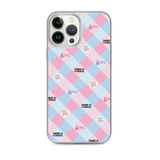 Disability Themed Small Patchwork  iPhone Case) Pastel Colors