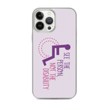 See the Person, Not the Disability (Girl's iPhone Case)