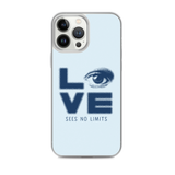 Love Sees No Limits (Halftone Stacked Design, iPhone Case)