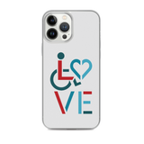 LOVE (for the Special Needs Community) iPhone Case Stacked Design 3 of 3