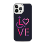 LOVE (for the Special Needs Community) iPhone Case Stacked Design 2 of 3