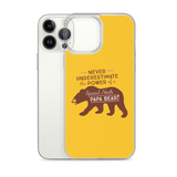 Never Underestimate the power of a Special Needs Papa Bear! iPhone Case