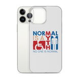 Normal is a Myth (Sign Icons) iPhone Case