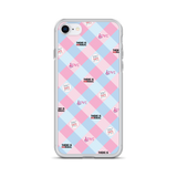 Disability Themed Small Patchwork  iPhone Case) Pastel Colors
