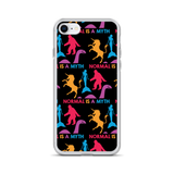 Normal is a Myth (Bigfoot, Mermaid, Unicorn & Loch Ness Monster Pattern) iPhone Case