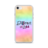 Different Does Not Equal Less (As Seen on Netflix's Raising Dion) Colorful iPhone Case